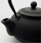 Preview: teeblume cast iron teapot Arare, 1,6 litre, with strainer, black