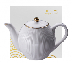 TDS, Teapot, Nippon White, 24x16.5cm 1300ml, Item No. 16988