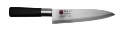 Sekizo Gyotu Knife (carving knife), Kitchenware, 18 cm, with black ABS handle, Item no.: 18291