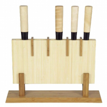 Bamboo knife block for up to 5 knifes, item no.: 80877