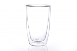Classic "Melina Aomori" tea glass set, Set of 2, 380 ml, crystal clear, double-walled